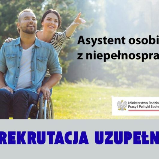 fotka z wydarzenia: Uzupełniająca rekrutacja do Programu „Asystent Osobisty Osoby z Niepełnosprawnością” (AOON)!